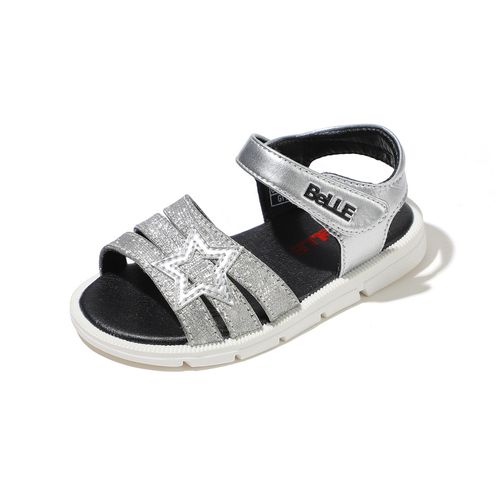 百丽童鞋宝宝凉鞋时尚星星舒适露趾婴儿学步鞋(140-160)