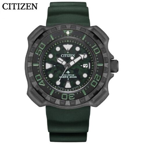 新品 国行西铁城(citizen)小海龟promaster系列光动能pu橡胶表带夜光