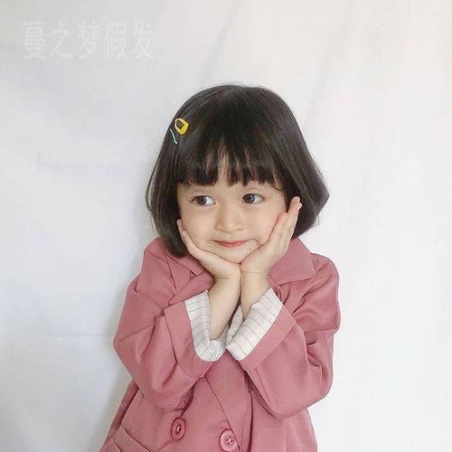 空气刘海假发韩版头帘儿童假刘海女 自然 女童小女生可爱自然头发