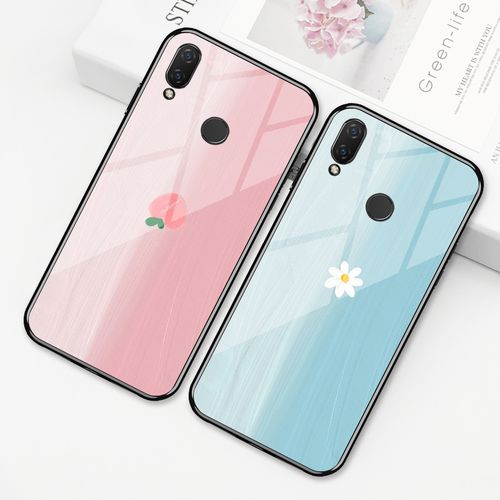 适用于华为nova3简约华为nova3i菊花渐变卡通女定制任意机型潮华为