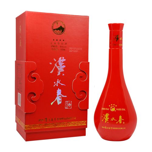 [酒厂自营]陕西泸康45度新四星汉水春500ml*6盒包邮浓香白酒