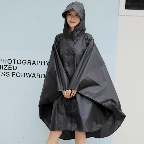 户外斗篷雨衣登山徒步男女成人便携日系时尚雨披防水