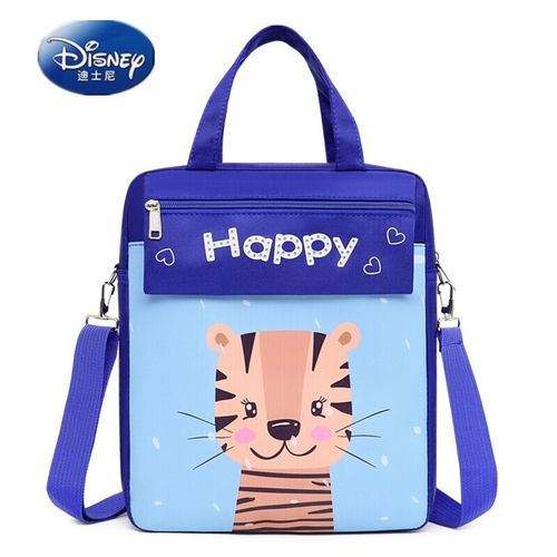 迪士尼(disney)小学生手提袋学生单肩斜挎包补课书包男儿童手拎双肩书