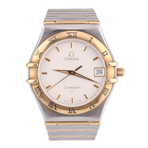 【二手95新】欧米茄男表欧米茄星座石英表男士石英手表二手手表钟表表