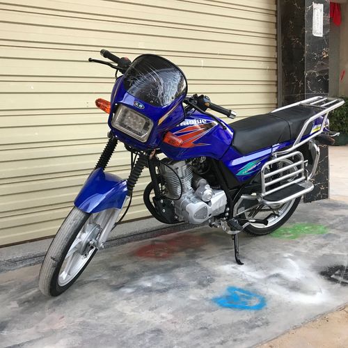 红色九成新豪爵翼爽dm125cc排量架子摩托车二手原版原漆街车复古