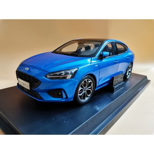 福特福克斯汽车模型原厂1:18 2020款 新一代 三厢长安