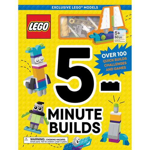【预售】英文原版 5-minute lego builds 精装 5分钟乐高拼搭 ameet