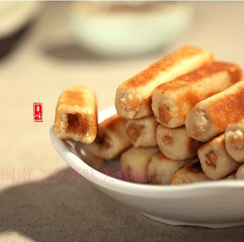 闽南福建漳州特产平和枕头饼2斤麻枣糕点传统零食饼干礼盒1000g