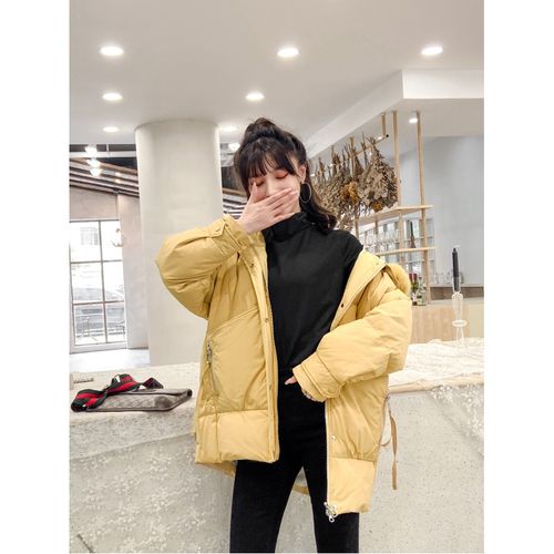 女士冬天穿的羽绒服潮流好看保暖羽绒服女冬2021新款小个子时尚大毛领