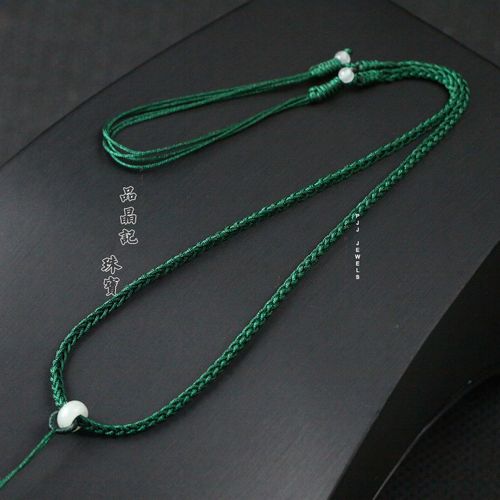 中秋节翡翠吊坠挂绳男女diy项链绳学生蜜蜡玉坠挂件本命年粗红绳