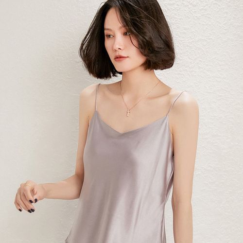 浪莎网红2022年夏季新款醋酸百搭吊带背心女外穿内搭性感薄款吊带衫
