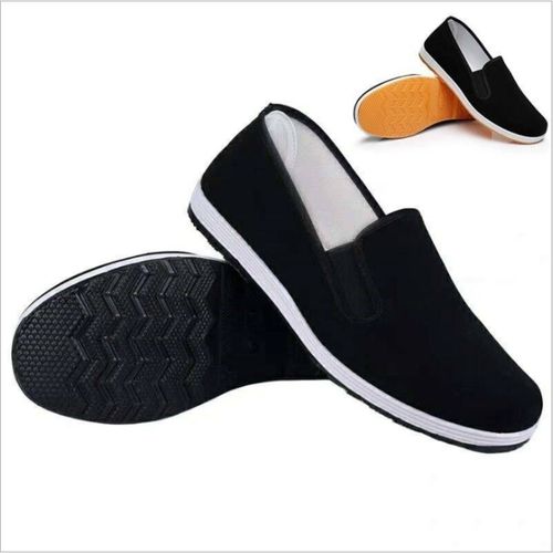 男款老北京布鞋软底防滑休闲套脚中老年爸爸轻便舒适散步胶底板鞋