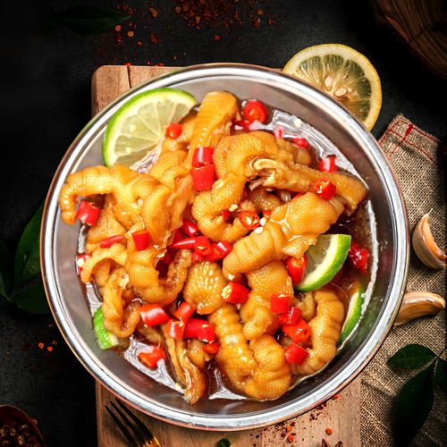 辣喜爱无骨凤爪鸡脚现拌泡椒柠檬香辣蒜蓉鸡爪即食小吃2盒包邮