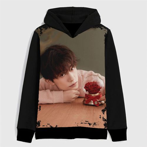 易烊千玺 周边 同款卫衣长袖连帽外套衣服潮流个性男生男款定制