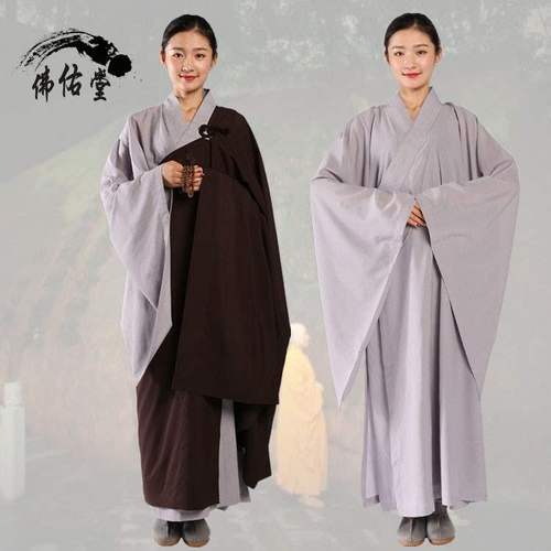 五戒袈裟僧衣缦衣受戒搭衣披衣菩萨戒缦衣居士僧服佛教服海青曼衣