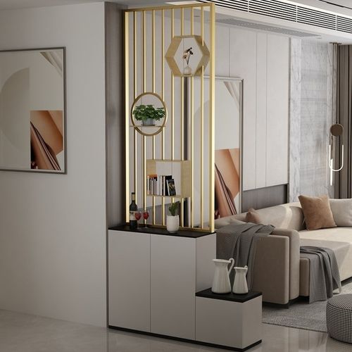 现代简约北欧实木屏风入户客厅玄关隔断墙小户型轻奢进门遮挡栅栏