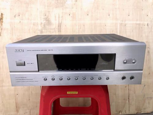 二手原装日本品牌雅佳ak-15家用5.1声道卡拉ok功放机家庭影院实拍