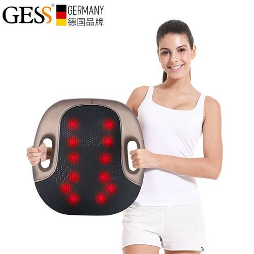 德国ess121背部按摩器腰椎按摩器按垫摩放松腰g背车载舒背机