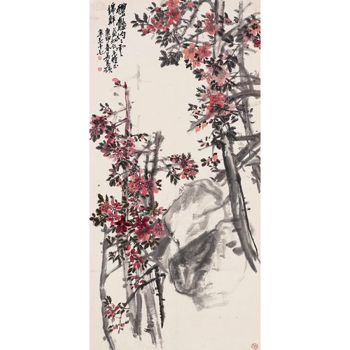 中国好丹青 大师条幅精品复制 吴昌硕画集 写意画 原大级高清巨幅大图