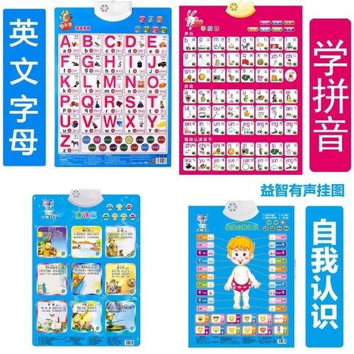 24个英文字母挂图有声英语字母表26个英文有声挂图