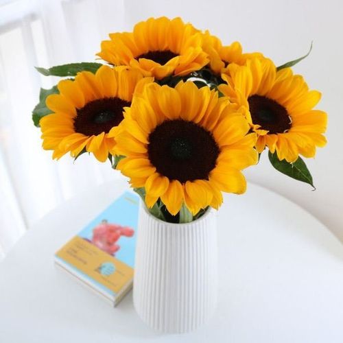 向日葵e鲜花花束毕业季太阳花水养鲜花家庭插花办公室