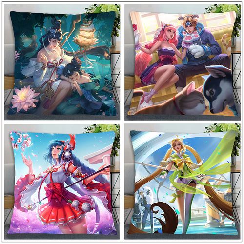 抱枕十字绣大乔2021新款线绣王者荣耀自己手工diy客厅