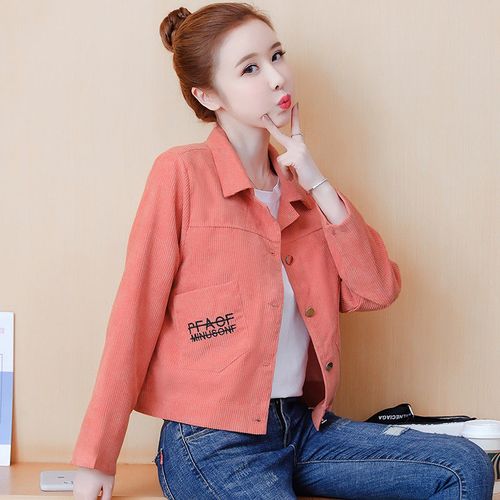 时尚短外套女潮ins秋季2022新款韩版修身百搭小个子上衣学生夹克