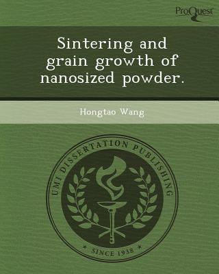 【预订】sintering and grain growth of nanosized