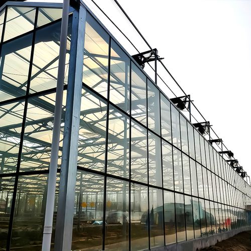 玻璃温室大棚骨架 钢管 农y业菜棚钢架蔬菜大棚温室大棚 全套