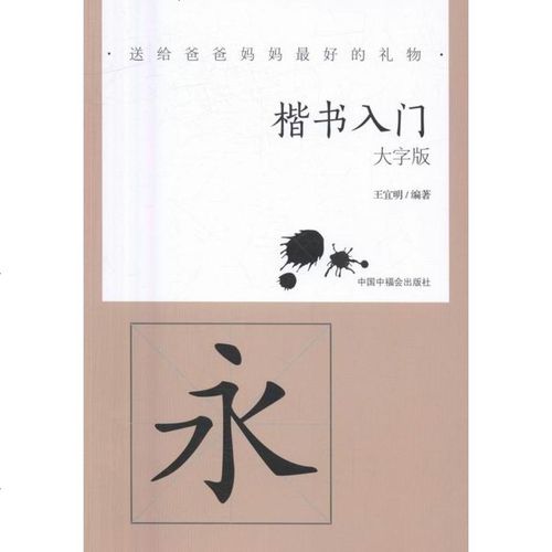 楷书入(大字版)书法书籍