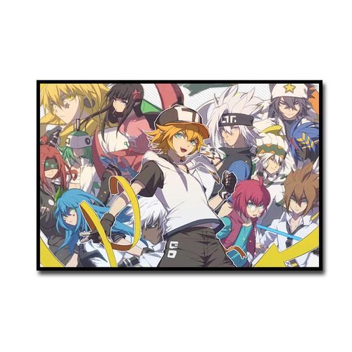 凹凸世界全家福 diy数字油彩画安迷修金格瑞动漫手绘涂色填充油画