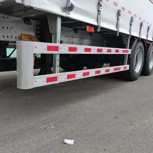 半挂车侧防护栏铝合金防护网货车后保险杠货车可调节吊架可定做