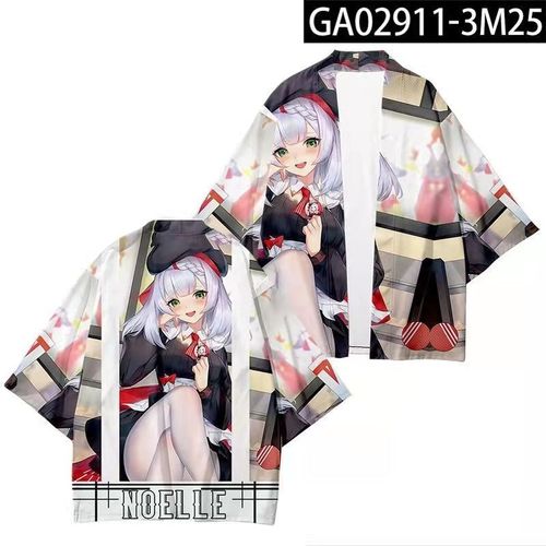 原神诺艾尔印象短袖t恤羽织动漫周边开衫和服披风cos二次元痛衣服