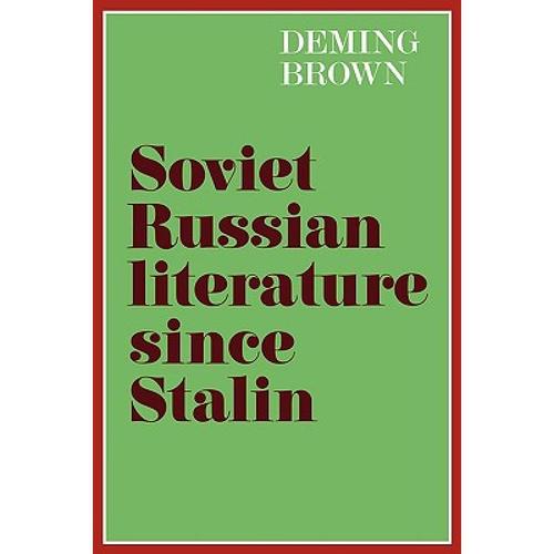 预订 soviet russian literature since stalin [9780521296496]