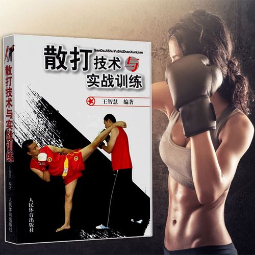 散打书籍 实战散打教程书 武术散打书 技巧图解 拳击基础训练教学