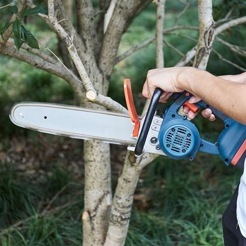 藤原电锯链条锯家用锂电充电电链锯木工伐竹伐木锯子电动砍树工具