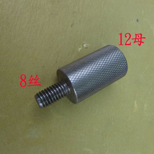 定制不锈钢304变丝变径转换螺丝连接器抄网头配件接头杆连接头12mm丝