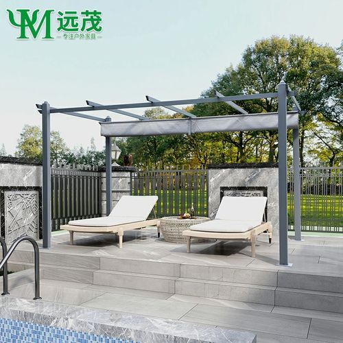 高品质花园铝合金葡萄架简易凉亭室外户外别墅庭院亭子不锈钢铁艺