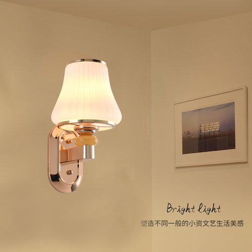 欧式壁灯客厅壁灯水晶壁灯过道墙壁灯卧室床头壁灯电视背景墙壁灯 单