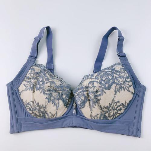 莱特妮丝内衣女小胸聚拢收副乳记忆钢圈u型蕾丝性感美背文胸f1512