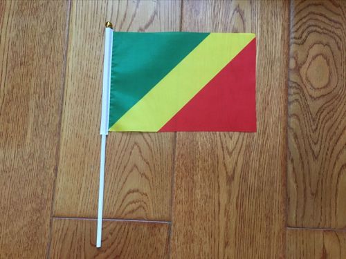 8号刚果国旗刚果布国旗手挥旗手摇旗8号14*21cm小旗子小国旗