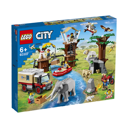 lego乐高60307城市系列野生动物救援营男孩新品积木玩具拼装益智
