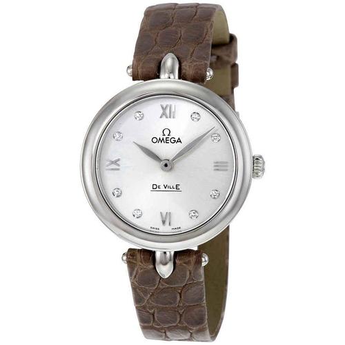 欧米茄omega女款石英表|deville prestige dewdrop ladies watch 424.