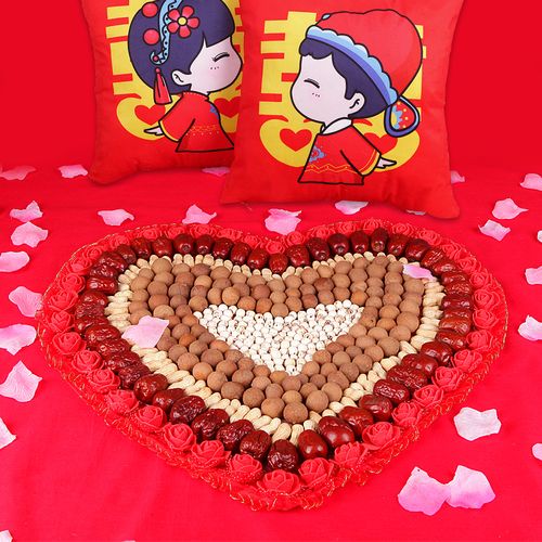 早生贵子模板粘贴结婚早生贵子模具婚礼压床摆件模板创意婚房装饰床摆