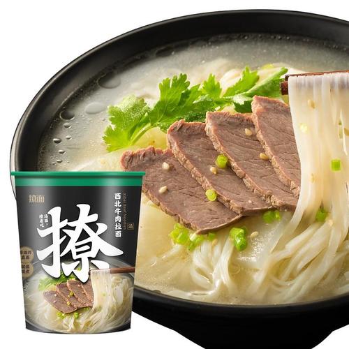 单身粮李佳琦 推荐泡面大份量 超大爆肚面西北牛肉面