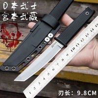 日本武士户外刀具防身刀便捷高硬度野外刀直刀军刀