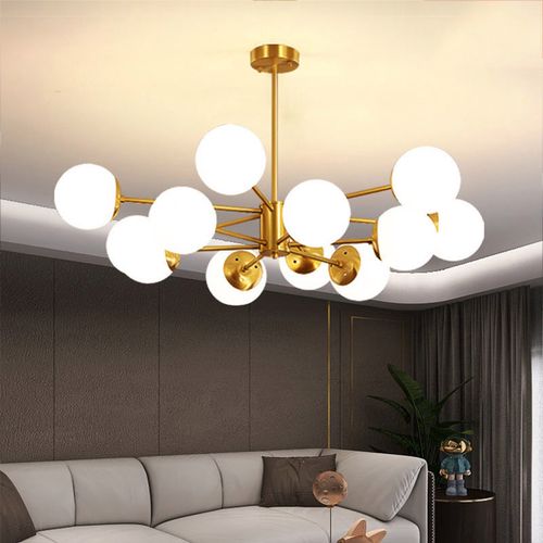 大观园 大灯客厅吊灯魔豆全铜北欧简约卧室餐厅大厅主灯轻奢灯饰