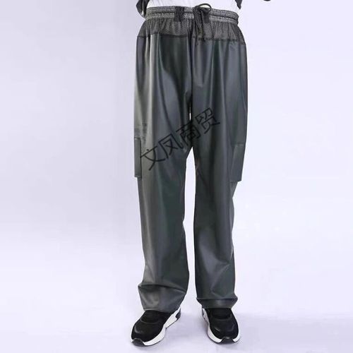 雨裤男 单件雨裤防水雨裤男女摩托车骑行分体钓鱼户外透气耐磨外卖