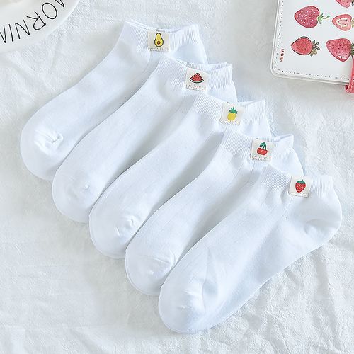 白色袜子女短袜浅口夏季薄款船袜可爱日系ins潮短款袜袜子女生夏季薄