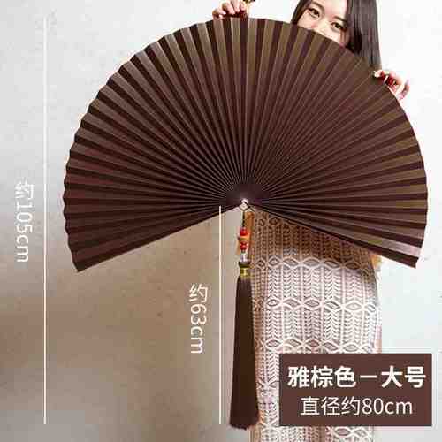 新异丽新中式折扇壁挂工艺扇子挂扇客厅沙发壁饰墙面上创意装饰挂